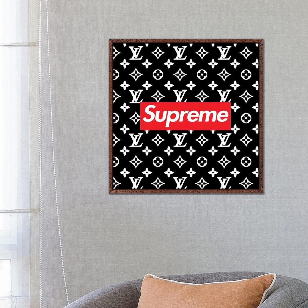 Leinwandbild - Werbung „LV Black Supreme” von Art Mirano