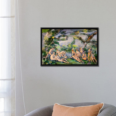 «Bathers 1» par Paul Cezanne, reproduction d'art sur toile