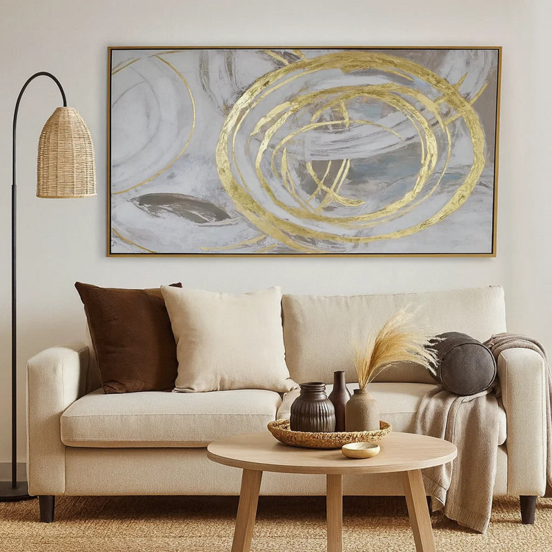 Peinture sur toile encadrée