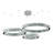 Large K9 Crystal 3 Rings Ceiling Chandeliers