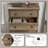 Aleana 31.2" W Solid Wood Tapered Legs 5-Drawer Chest of Drawers