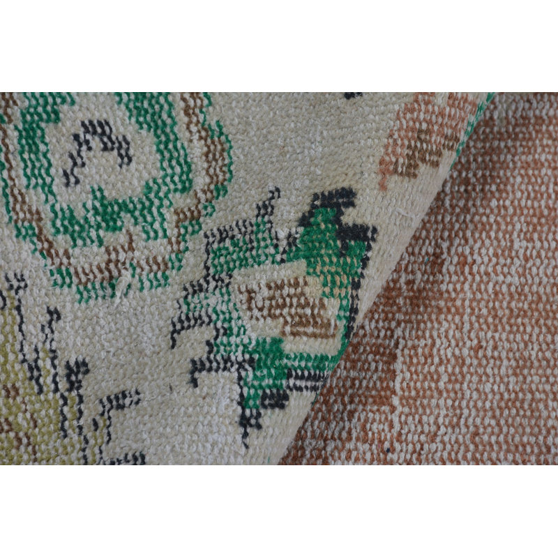 Tapis rétro, tapis tissé à plat, tapis de chambre à coucher, tapis turc, tapis vert en laine, grands tapis de 5,7 x 9,2 pi