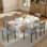 Rectangular Dining Table for 4-6 People