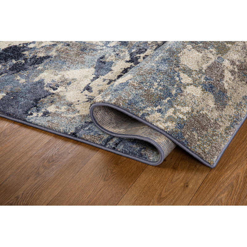 Zanyria Abstract Indoor Rug, Round 7'7''