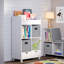 Armoire de rangement pour enfants avec bibliothèque, tiroirs et crochets RiverRidge