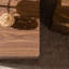 Ensemble de 2 tables basses en MDF imitation bois imitation grain de bois, table d'appoint cubique, pour petit salon, entièrement assemblée, noyer-1272868952