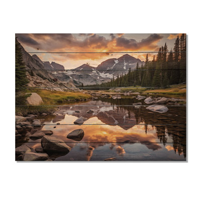 Borgia Colorado Mountain Senerity III sur bois