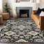 Tapis noir intérieur / extérieur lavable à la machine Xhevrie-437256939