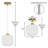 Jacobson 1-Light Ribbed Glass Pendant-290031953