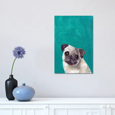 Chiot carlin par PI Studio - peinture sur toile tendue