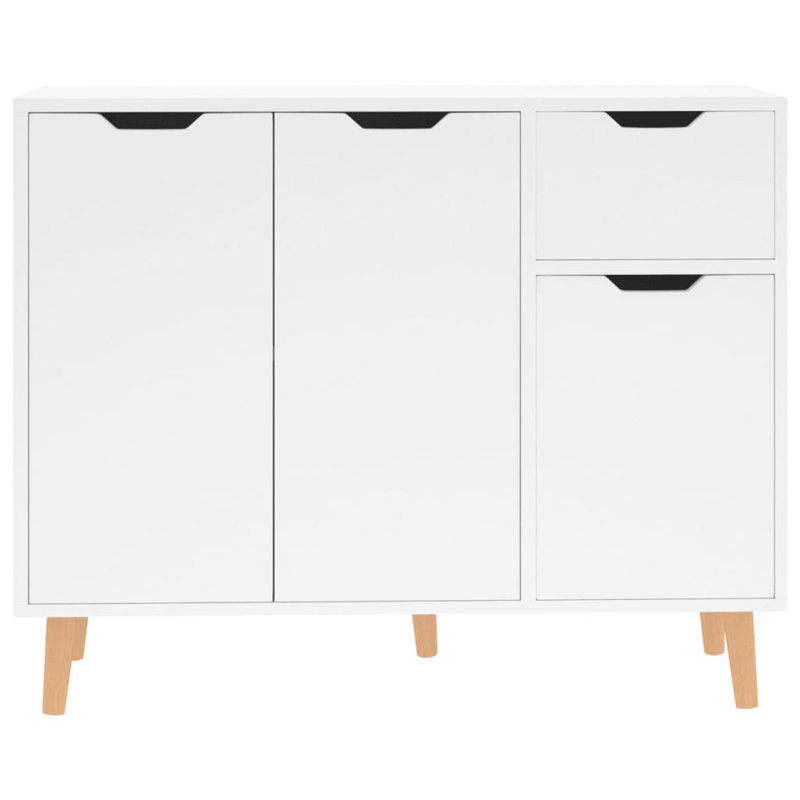 Cliffo 90cm Sideboard, High Gloss White