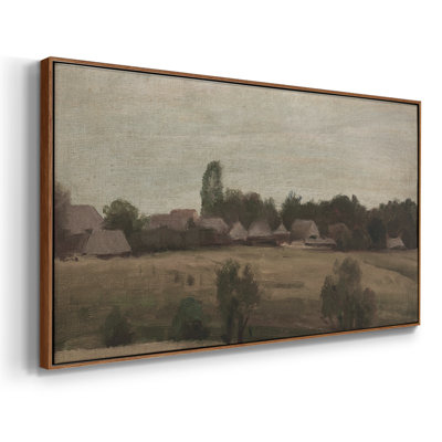 Série paysage - DCLVI - Toile tendue avec châssis encadré - Prêt à être accroché