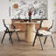 Chaise d'appoint pliante en bois massif-173123870