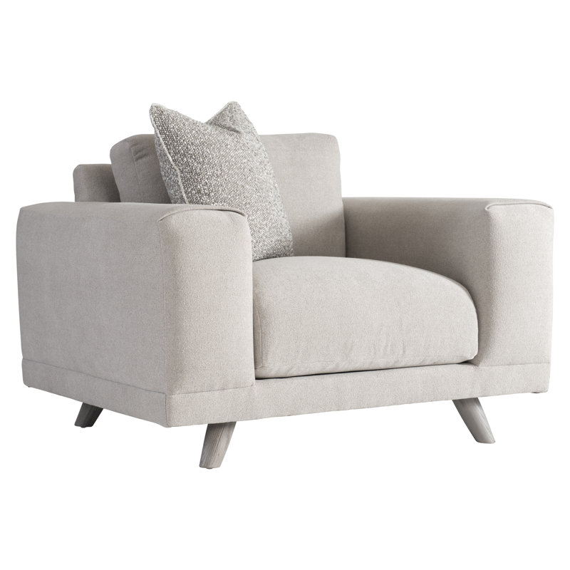 Plush Upholstered Armchair