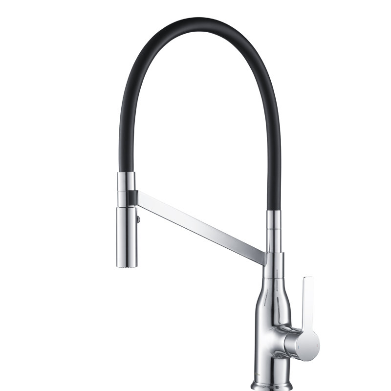 Robinet de cuisine à poignée simple pull out Murray, Chrome