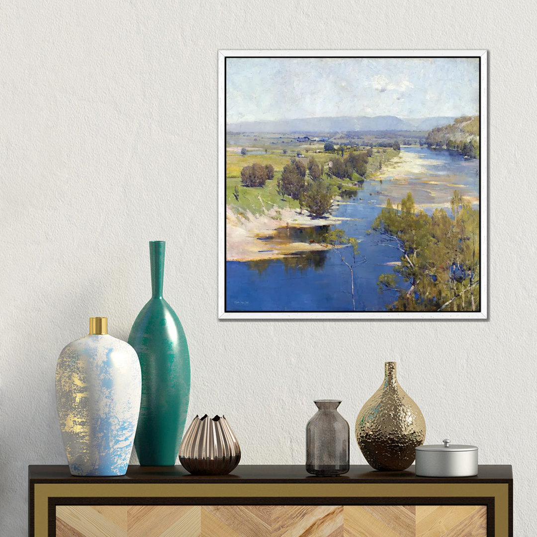 Arthur Streeton - Cremorne Pastoral von Stellar Design Studio - Galerie-verpackte Leinwand Giclée