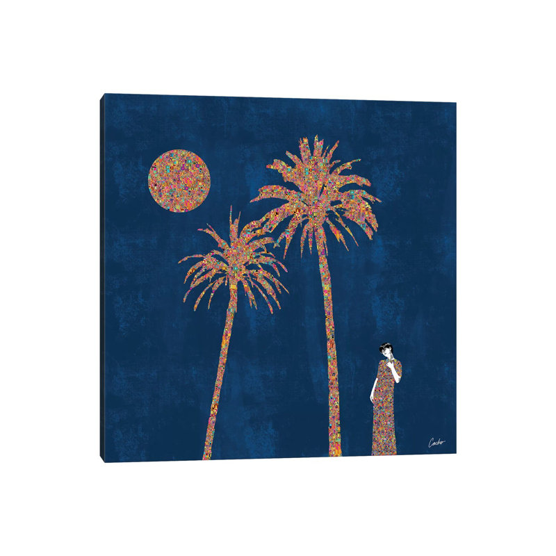 Thinking by Jose Cacho - Wrapped Canvas Gallery-Wrapped Canvas Giclée, 30.48cm H x 30.48cm W