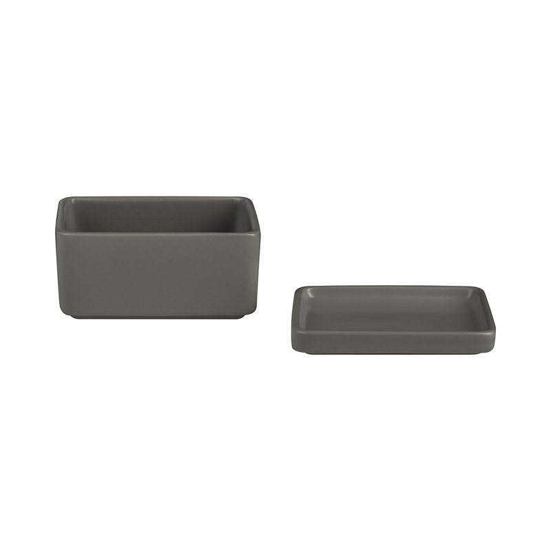 Pilar Butter Dish Or Condiment/snack Server, Pewter