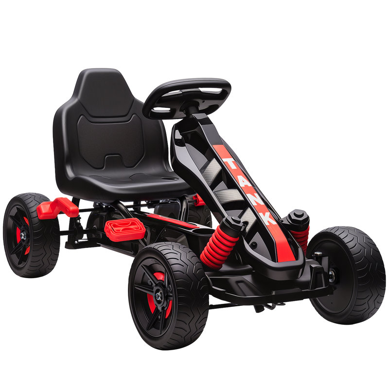 Zoomie Kids Go Kart, Red