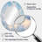 White Sky Pure Elegance I - Landscapes Oval Decorative Mirror On Metal-1377044711