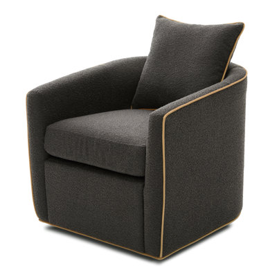 Fauteuil demi-tonneau pivotant 26,8 po