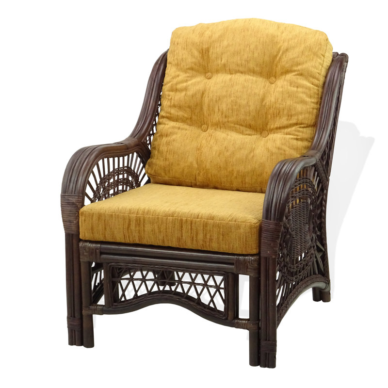Lillebonne Upholstered Armchair, Yellow