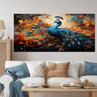 " Peacock Abstract Collage II "