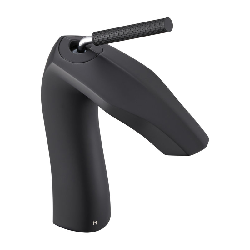Single Handle Lavatory Basin Sink Faucet, Matte Black