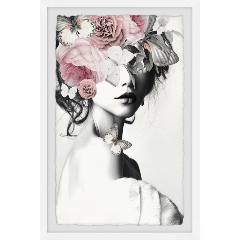 Pinky Floral Beauty by Parvez Taj - Single Picture Frame Print, 30cm H x 20cm W