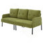 Oversized Loveseat Sofa With Plush Cushioning, Modern Corduroy Upholstery, Sturdy Metal Legs, Convenient Side Pockets, And Compact Multi-Space Adaptability.-825793578