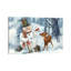 Woodland Snowman - Painting on Canvas-454049315-449759453