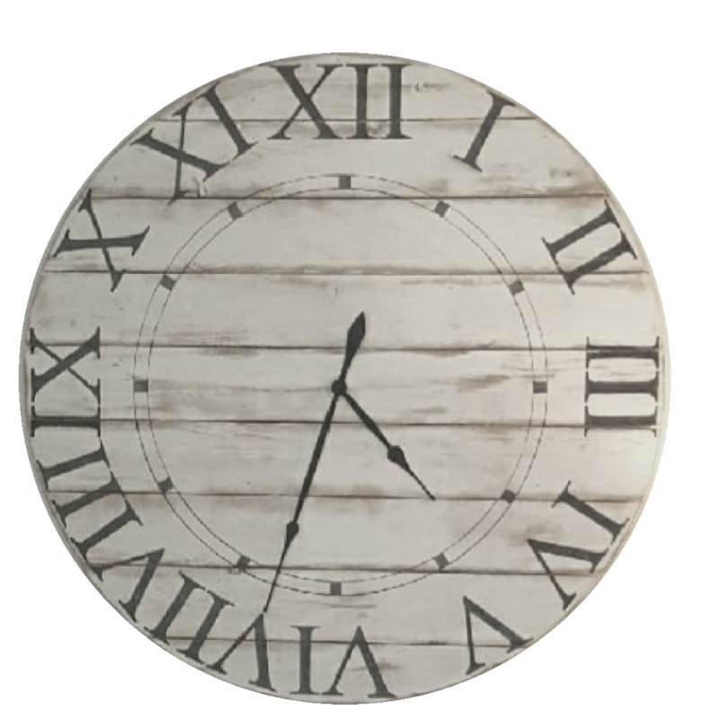 Witter Solid Wood Wall Clock, Medium