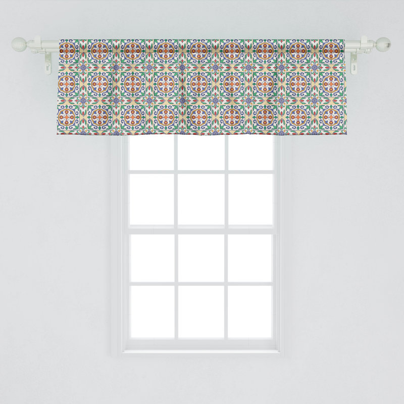 Multicolore cantonnière Ambesonne, L 54 po x L 12 po
