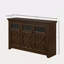 Armoire buffet à 3 portes avec buffet de style campagnard, meuble télé de style campagnard et trois portes