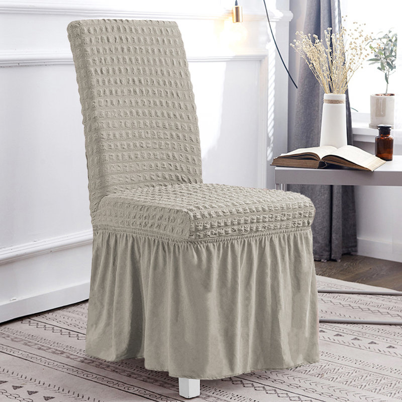 Housse pour chaise de salle à manger, Beige
