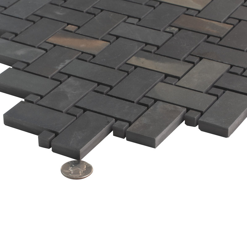 Feuille de mosaïque en porcelaine Splendor l 11,81 po x L 11,81 po