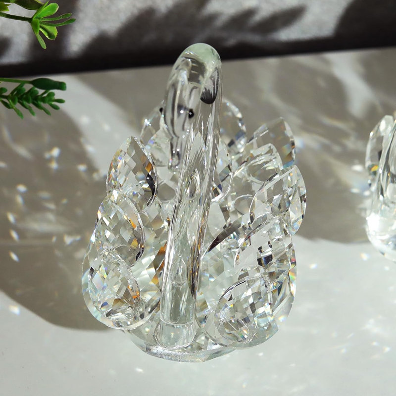 Figurines de cristal 2 pièces
