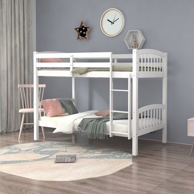 Lit superposé simple en bois massif Gulnora par Harriet Bee