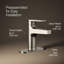 Taut Single-Control Lavatory Faucet with Escutcheon-1819933543