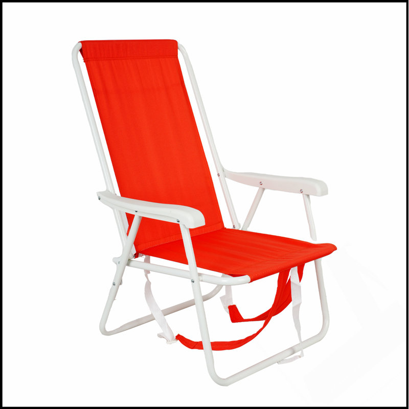 Backpack Beach Chairs For Adults With 300 LBS Capacity, Pouch Straps, Lightweight Reclining Aluminum Frame, And Lay-Flat Design