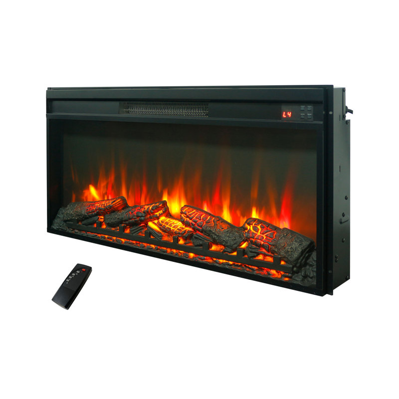 Foyer électrique encastré de 91 cm (36 po), chauffage intérieur