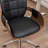 Lisa 360° Swivel Height-Adjustable Faux Leather Home Office Chair-18770555