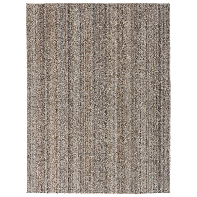 Omotayo Striped Indoor Rug, Rectangle 9' x 12'