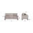 77" Square Arm Sofa