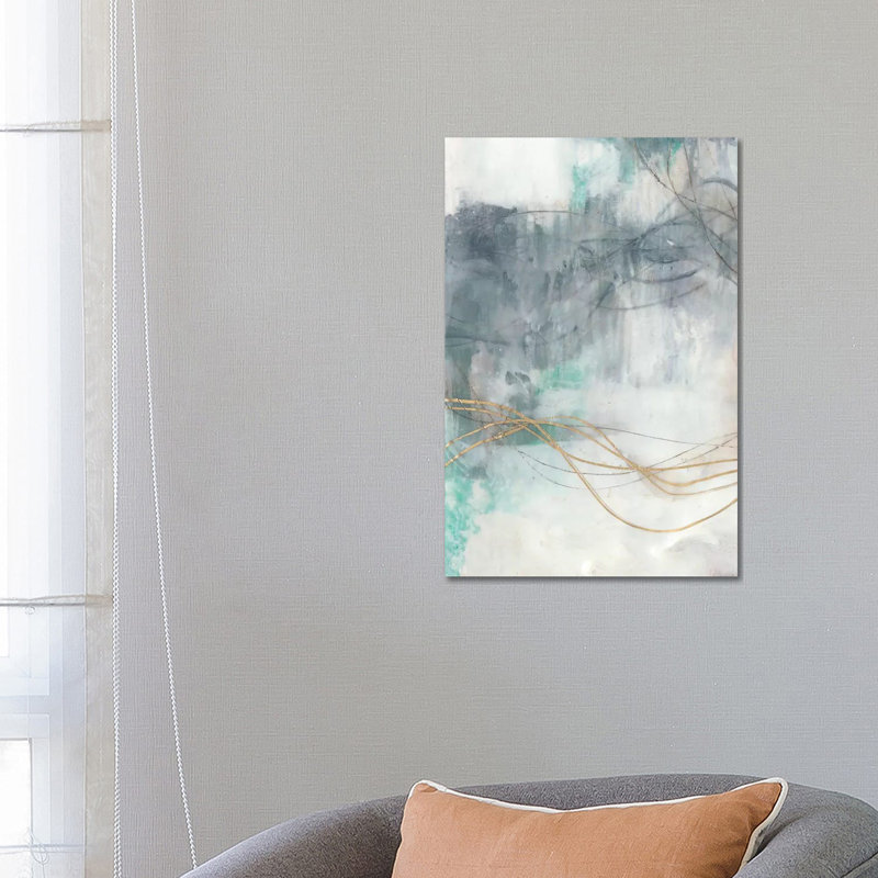 Undulating Oro by Jennifer Goldberger - Wrapped Canvas Gallery-Wrapped Canvas Giclée, 66.04cm H x 45.72cm W
