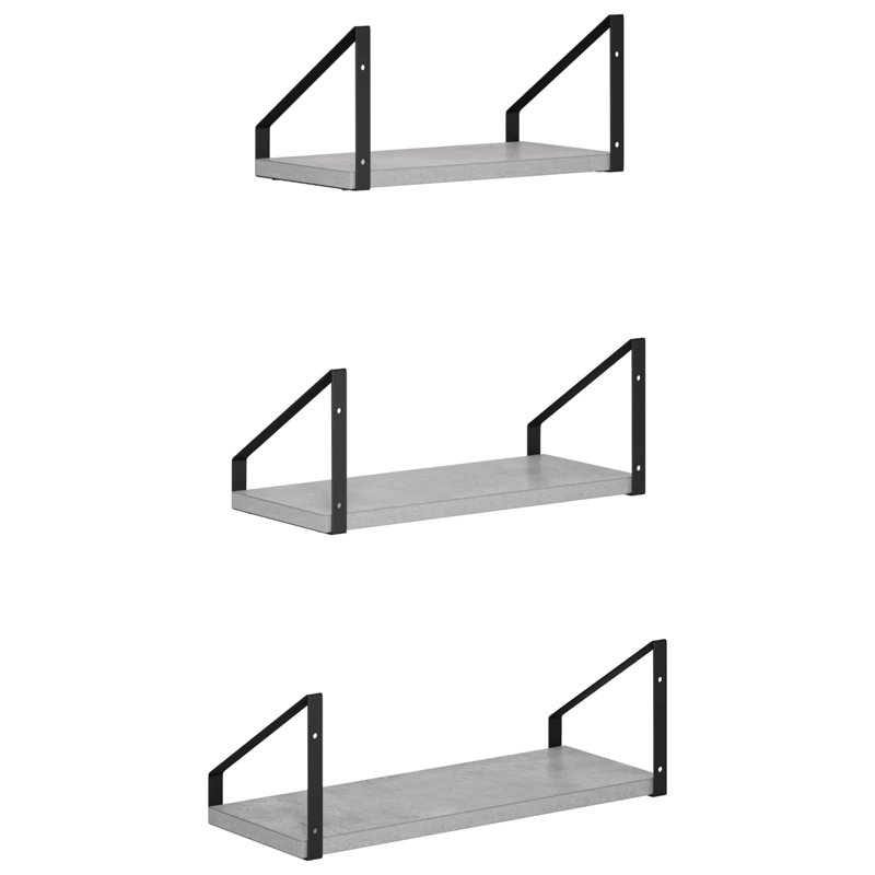 6 -Piece Steel Floating Shelf