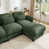Chenille-vert