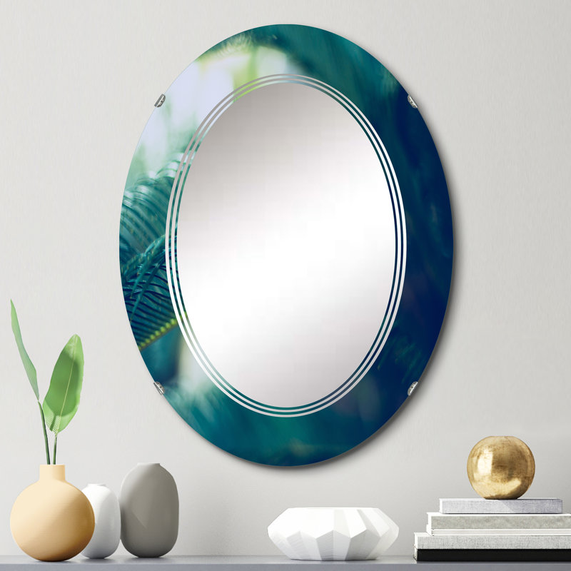 Miroir de salle de bain ovale mural, 30 po x 20 po