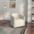 Annelotte Velvet Swivel Barrel Chair-2126226382