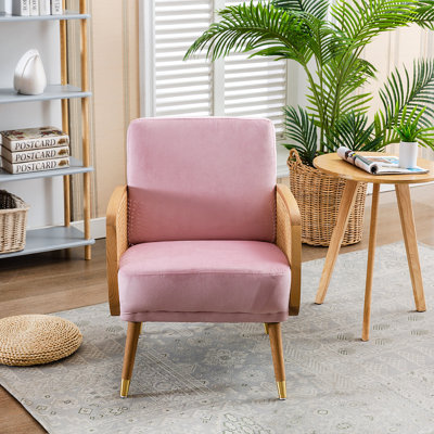 Edgao Velvet Armchair